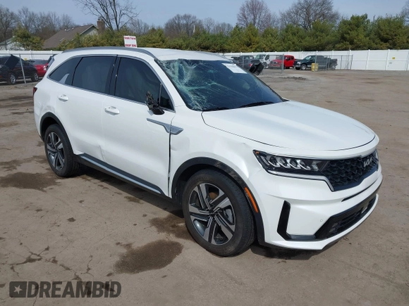 2023 Kia Sorento EX z VIN KNDRHDLG9P5154932, wystawiony jako IAAI lot #41928642 z przebiegiem 23 399 mil mil oraz . Historia ofert i sprzedaży dostępna na DreamBid. Obrazek 1.