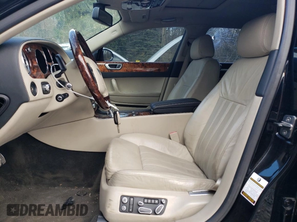 2008 Bentley Flying Spur with VIN SCBBR93W48C054384, listed as a Copart auction lot 79946844 with 43,759 mi miles and Salvage Title. Bid and sale history available at DreamBid. Image 7.