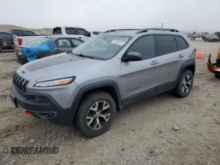 2017 Jeep Cherokee Trailhawk L Plus with VIN 1C4PJMBB6HW519113, listed as a Copart auction lot 88548615 with 80,881 mi miles and Salvage Title. Bid and sale history available at carsss.com. Image 1.