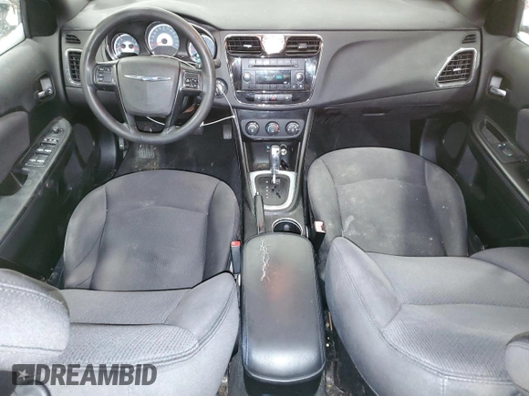 2013 Chrysler 200 LX with VIN 1C3CCBAGXDN737179, listed as a Copart auction lot 42098455 with 219,485 mi miles and Salvage Title. Bid and sale history available at carsss.com. Image 8.