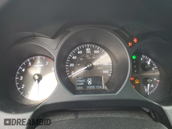 2010 Lexus GS 350 with VIN JTHCE1KS7A0026503, listed as a Copart auction lot 51645165 with 166,515 mi miles and Salvage Title. Bid and sale history available at carsss.com. Image 9.