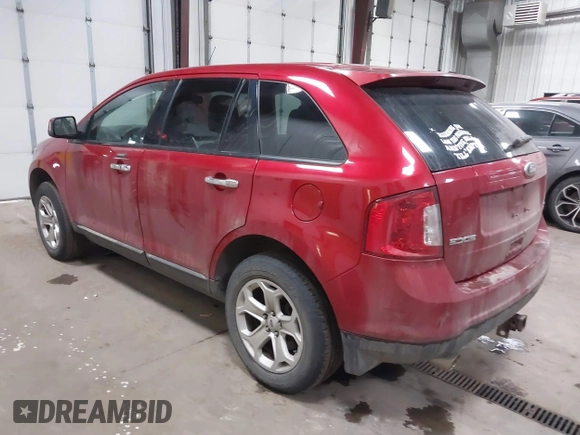 2011 Ford Edge SEL with VIN 2FMDK4JC4BBA38257, listed as a IAAI auction lot 41216860 with 148,351 mi miles. Bid and sale history available at carsss.com. Image 3.