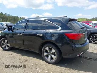 2016 Acura MDX with VIN 5FRYD3H2XGB014559, listed as a IAAI auction lot 41996171 with 154,860 mi miles. Bid and sale history available at carsss.com. Image 14.