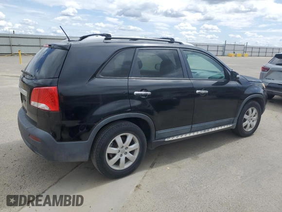 2012 Kia Sorento LX with VIN 5XYKT4A64CG211596, listed as a Copart auction lot 51522015 with 190,813 mi miles and Clean Title. Bid and sale history available at carsss.com. Image 3.