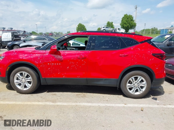 2022 Chevrolet Blazer LT with VIN 3GNKBHR4XNS176035, listed as a IAAI auction lot 42053596 with 17,442 mi miles and . Bid and sale history available at DreamBid. Image 14.