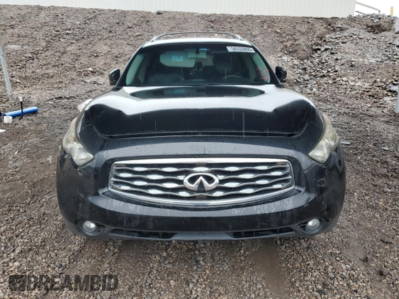 2011 Infiniti FX with VIN JN8AS1MU9BM111051, listed as a Copart auction lot 58333805 with 218,078 mi miles and Salvage title. Bid and sale history available at DreamBid. Image 5.