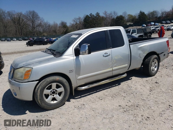 2004 Nissan Titan SE with VIN 1N6AA06AX4N548238, listed as a Copart auction lot 50577505 with 275,787 mi miles and Salvage Title. Bid and sale history available at carsss.com. Image 1.