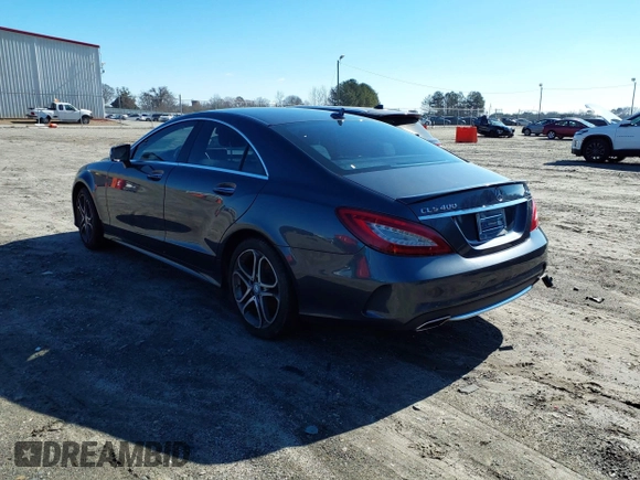 2015 Mercedes-Benz CLS 400 with VIN WDDLJ6HB7FA154135, listed as a IAAI auction lot 41634319 with 158,716 mi miles and . Bid and sale history available at DreamBid. Image 3.