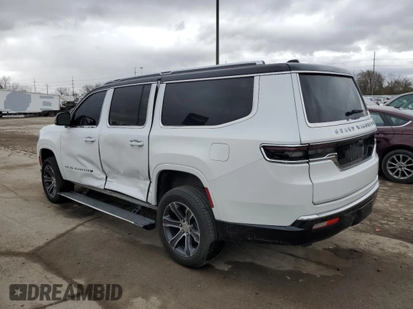 2024 Jeep Grand Wagoneer с VIN 1C4SJSEP4RS109943, выставлен на аукционе Copart как лот 53230095 с пробегом 27 251 миль миль и Списание • Salvage title. История ставок и продаж доступна на DreamBid. Изображение 2.