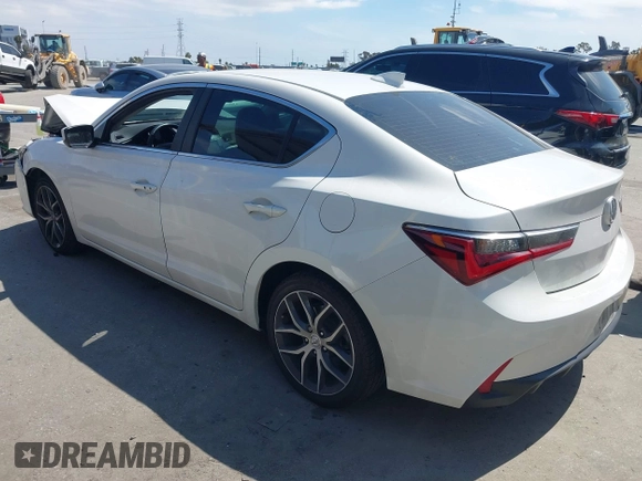 2020 Acura ILX w/Premium Pkg with VIN 19UDE2F76LA009773, listed as a IAAI auction lot 41902574 with 65,249 mi miles. Bid and sale history available at carsss.com. Image 3.
