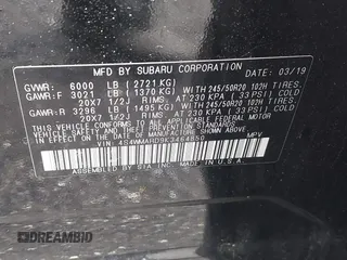 2019 Subaru Ascent Touring с VIN 4S4WMARD9K3464850, выставлен на аукционе IAAI как лот 42330817 с пробегом 90 843 миль миль и . История ставок и продаж доступна на DreamBid. Изображение 9.