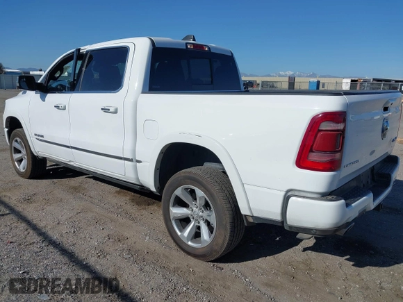 2021 Ram 1500 Limited with VIN 1C6SRFHT0MN626891, listed as a IAAI auction lot 41999414 with 38,931 mi miles and . Bid and sale history available at DreamBid. Image 3.