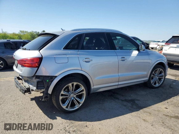 2016 Audi Q3 Premium Plus with VIN WA1EFCFS4GR020184, listed as a Copart auction lot 54449975 with 99,950 mi miles and Salvage Title. Bid and sale history available at carsss.com. Image 3.