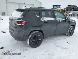 2018 Jeep Compass Latitude with VIN 3C4NJDBB0JT493661, listed as a Copart auction lot 88695545 with 89,046 mi miles and Salvage Title. Bid and sale history available at DreamBid. Image 3.