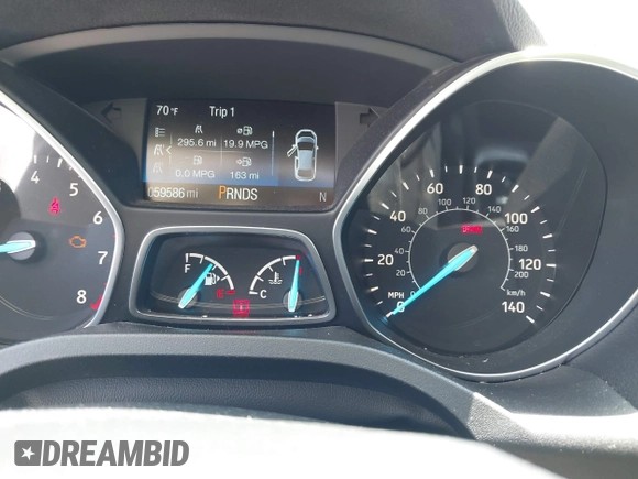 2018 Ford Escape Titanium with VIN 1FMCU0J94JUB26110, listed as a IAAI auction lot 42436285 with 59,586 mi miles and . Bid and sale history available at DreamBid. Image 7.