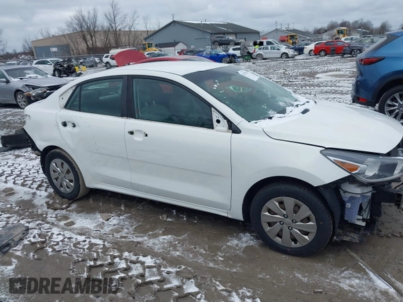 2018 Kia Rio LX with VIN 3KPA24AB8JE057223, listed as a IAAI auction lot 41705738 with 97,674 mi miles. Bid and sale history available at carsss.com. Image 14.