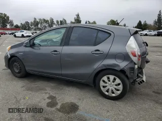 2012 Toyota Prius c One with VIN JTDKDTB32C1028595, listed as a Copart auction lot 53305535 with Not Provided miles and Salvage Title. Bid and sale history available at carsss.com. Image 2.