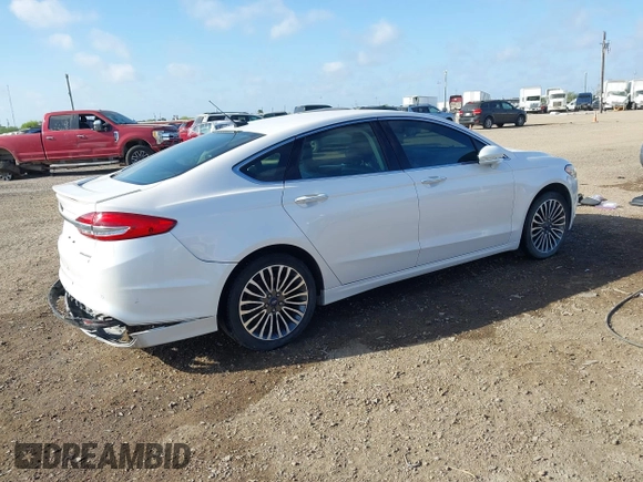 2017 Ford Fusion Titanium with VIN 3FA6P0K92HR362317, listed as a IAAI auction lot 41741671 with 146,989 mi miles. Bid and sale history available at carsss.com. Image 4.