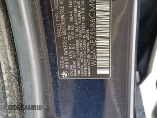 2006 BMW 5 Series 530i with VIN WBANE73586CM43086, listed as a Copart auction lot 48191405 with 201,870 mi miles and Salvage Title. Bid and sale history available at carsss.com. Image 12.
