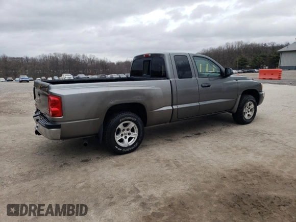 2005 Dodge Dakota SLT with VIN 1D7HW42N95S260559, listed as a Copart auction lot 47624215 with 114,398 mi miles and Salvage Title. Bid and sale history available at DreamBid. Image 3.