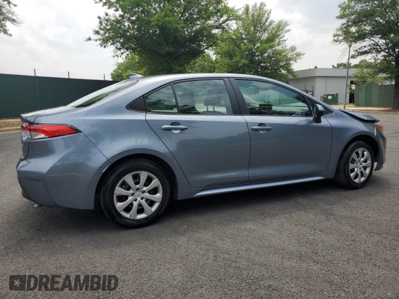 2024 Toyota Corolla LE with VIN 5YFB4MDE4RP109302, listed as a Copart auction lot 60998095 with 40,778 mi miles and Clean title. Bid and sale history available at DreamBid. Image 3.