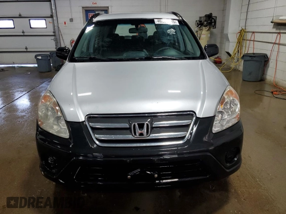 2005 Honda CR-V LX with VIN JHLRD78535C055796, listed as a Copart auction lot 46601285 with 207,021 mi miles and Salvage Title. Bid and sale history available at carsss.com. Image 5.