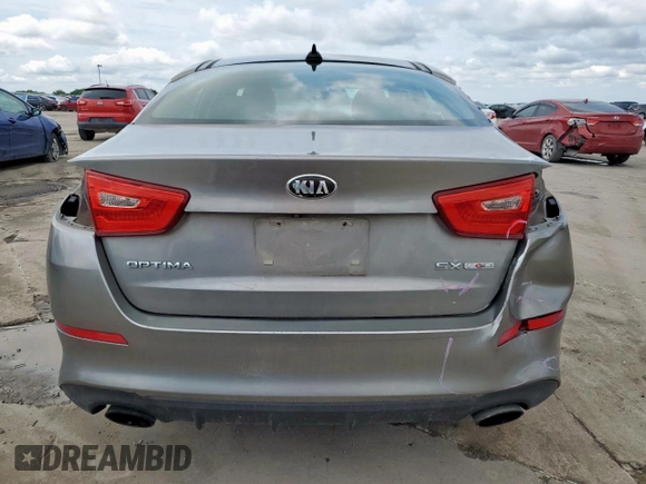 2014 Kia Optima SXL Turbo with VIN 5XXGR4A6XEG318048, listed as a Copart auction lot 58435035 with 130,799 mi miles and Salvage title. Bid and sale history available at DreamBid. Image 6.