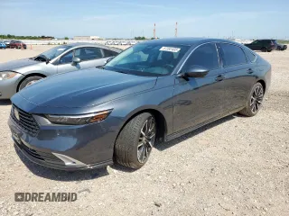 2024 Honda Accord Touring with VIN 1HGCY2F86RA093078, listed as a Copart auction lot 57392485 with 10,602 mi miles and Salvage title. Bid and sale history available at DreamBid. Image 1.
