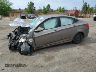 2013 Hyundai Accent GLS z VIN KMHCT4AE1DU504816, wystawiony jako Copart lot #54314875 z przebiegiem Nie podano mil oraz Szkoda całkowita • Salvage title. Historia ofert i sprzedaży dostępna na DreamBid. Obrazek 1.