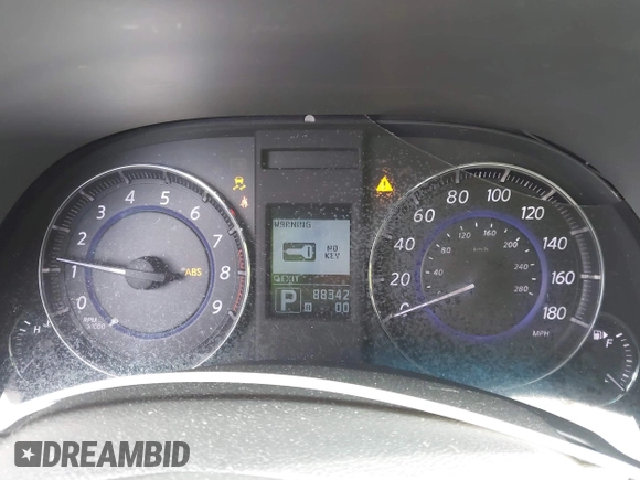 2014 Infiniti QX70 with VIN JN8CS1MU8EM450428, listed as a IAAI auction lot 42233727 with 88,342 mi miles and . Bid and sale history available at DreamBid. Image 7.