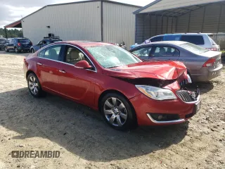 2014 Buick Regal Premium I with VIN 2G4GP5EX6E9305864, listed as a Copart auction lot 74275554 with Not Provided miles and Salvage Title. Bid and sale history available at DreamBid. Image 4.