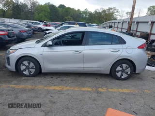 2017 Hyundai Ioniq Blue with VIN KMHC65LC2HU048243, listed as a IAAI auction lot 41945177 with 96,215 mi miles and . Bid and sale history available at DreamBid. Image 14.