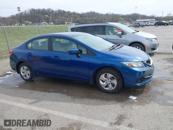 2014 Honda Civic Sedan LX with VIN 19XFB2F5XEE049546, listed as a IAAI auction lot 41850395 with 142,415 mi miles. Bid and sale history available at carsss.com. Image 13.