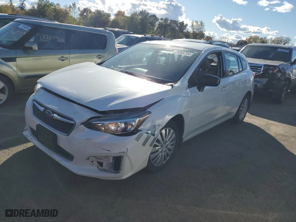 2017 Subaru Impreza with VIN 4S3GTAA6XH1729224, listed as a Copart auction lot 75368704 with 64,256 mi miles and Salvage Title. Bid and sale history available at carsss.com. Image 1.