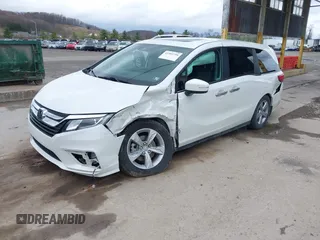 2020 Honda Odyssey EX-L with VIN 5FNRL6H7XLB053197, listed as a IAAI auction lot 41909798 with 37,702 mi miles. Bid and sale history available at carsss.com. Image 18.