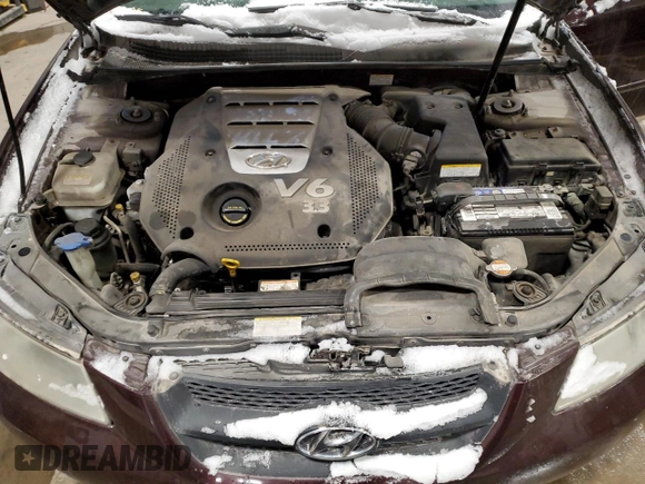 2006 Hyundai Sonata GLS with VIN 5NPEU46F76H090837, listed as a Copart auction lot 44444215 with 109,886 mi miles and Non Repairable. Bid and sale history available at DreamBid. Image 11.