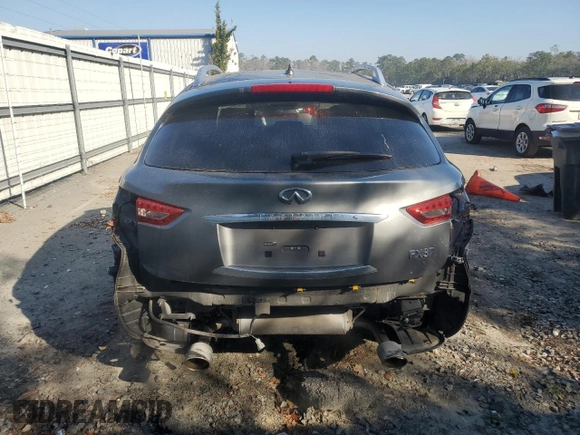 2013 Infiniti FX with VIN JN8CS1MU1DM141110, listed as a Copart auction lot 46084395 with 105,523 mi miles and Salvage title. Bid and sale history available at DreamBid. Image 6.