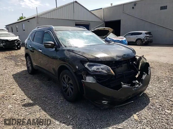 2015 Nissan Rogue SV with VIN 5N1AT2MV5FC892245, listed as a Copart auction lot 54838525 with 77,247 mi miles and Salvage Title. Bid and sale history available at DreamBid. Image 14.