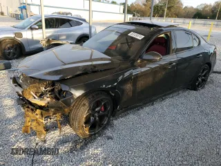 2021 Alfa Romeo Giulia Ti Sport with VIN ZARFAMBNXM7649203, listed as a Copart auction lot 83139374 with Not provided miles and Salvage title. Bid and sale history available at DreamBid. Image 1.