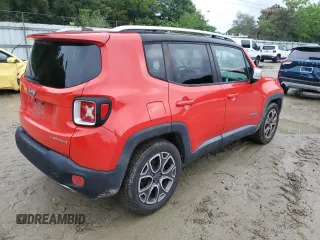 2017 Jeep Renegade Limited с VIN ZACCJADB9HPE39831, выставлен на аукционе Copart как лот 56572495 с пробегом 71 416 миль миль и Списание • Salvage title. История ставок и продаж доступна на DreamBid. Изображение 3.