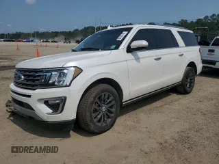2019 Ford Expedition Max Limited with VIN 1FMJK2ATXKEA46777, listed as a Copart auction lot 58169195 with 208,670 mi miles and Salvage title. Bid and sale history available at DreamBid. Image 1.