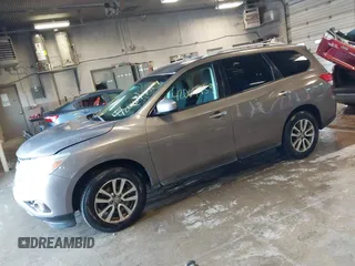 2014 Nissan Pathfinder S with VIN 5N1AR2MM7EC601720, listed as a IAAI auction lot 42067759 with 114,910 mi miles and . Bid and sale history available at DreamBid. Image 2.
