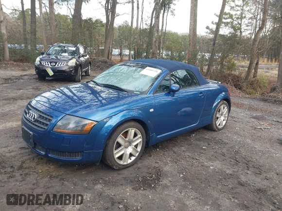 2003 Audi TT with VIN TRUTC28N431018179, listed as a IAAI auction lot 41600728 with 104,202 mi miles. Bid and sale history available at carsss.com. Image 2.