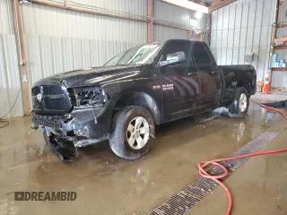 2018 Ram 1500 Express with VIN 1C6RR7FT1JS138537, listed as a Copart auction lot 58328505 with 63,146 mi miles and Salvage title. Bid and sale history available at DreamBid. Image 1.
