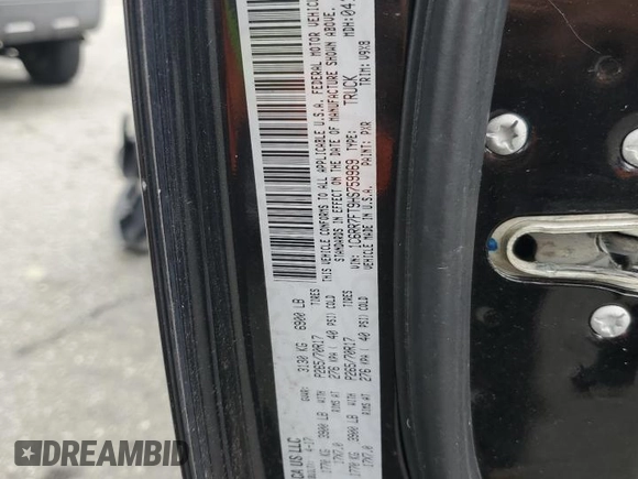 2017 Ram 1500 Express with VIN 1C6RR7FT9HS759969, listed as a Copart auction lot 62896235 with 144,950 mi miles and Salvage title. Bid and sale history available at DreamBid. Image 12.