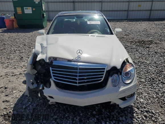 2009 Mercedes-Benz E 350 Luxury with VIN WDBUF56XX9B420690, listed as a Copart auction lot 52776355 with 187,756 mi miles and Salvage Title. Bid and sale history available at DreamBid. Image 5.