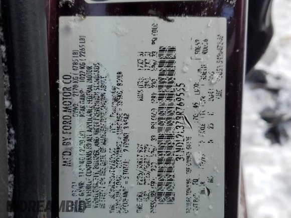2011 Lincoln MKZ Hybrid with VIN 3LNDL2L37BR769555, listed as a Copart auction lot 88304635 with 0 mi miles and Salvage Title. Bid and sale history available at carsss.com. Image 13.