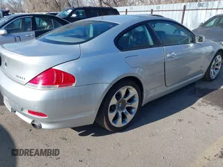 2006 BMW 6 Series 650Ci with VIN WBAEH13456CR49065, listed as a IAAI auction lot 41840327 with 128,451 mi miles. Bid and sale history available at carsss.com. Image 4.