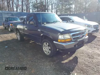 1999 Ford Ranger XL with VIN 1FTYR10C3XPA46285, listed as a IAAI auction lot 41641217 with 230,042 mi miles. Bid and sale history available at carsss.com. Image 1.