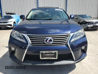 2014 Lexus RX 450h with VIN JTJBC1BA5E2069478, listed as a Copart auction lot 63434295 with 127,840 mi miles and Salvage title. Bid and sale history available at DreamBid. Image 5.